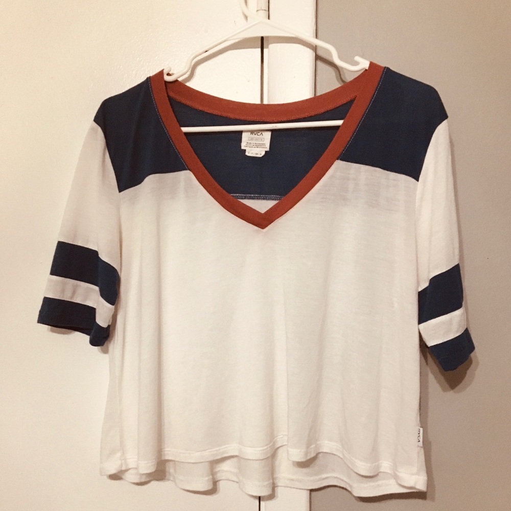 RVCA cropped t-shirt